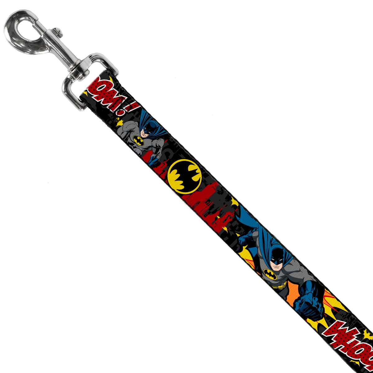 Dog Leash - Batman in Action WHOOM! Red Skyline 
