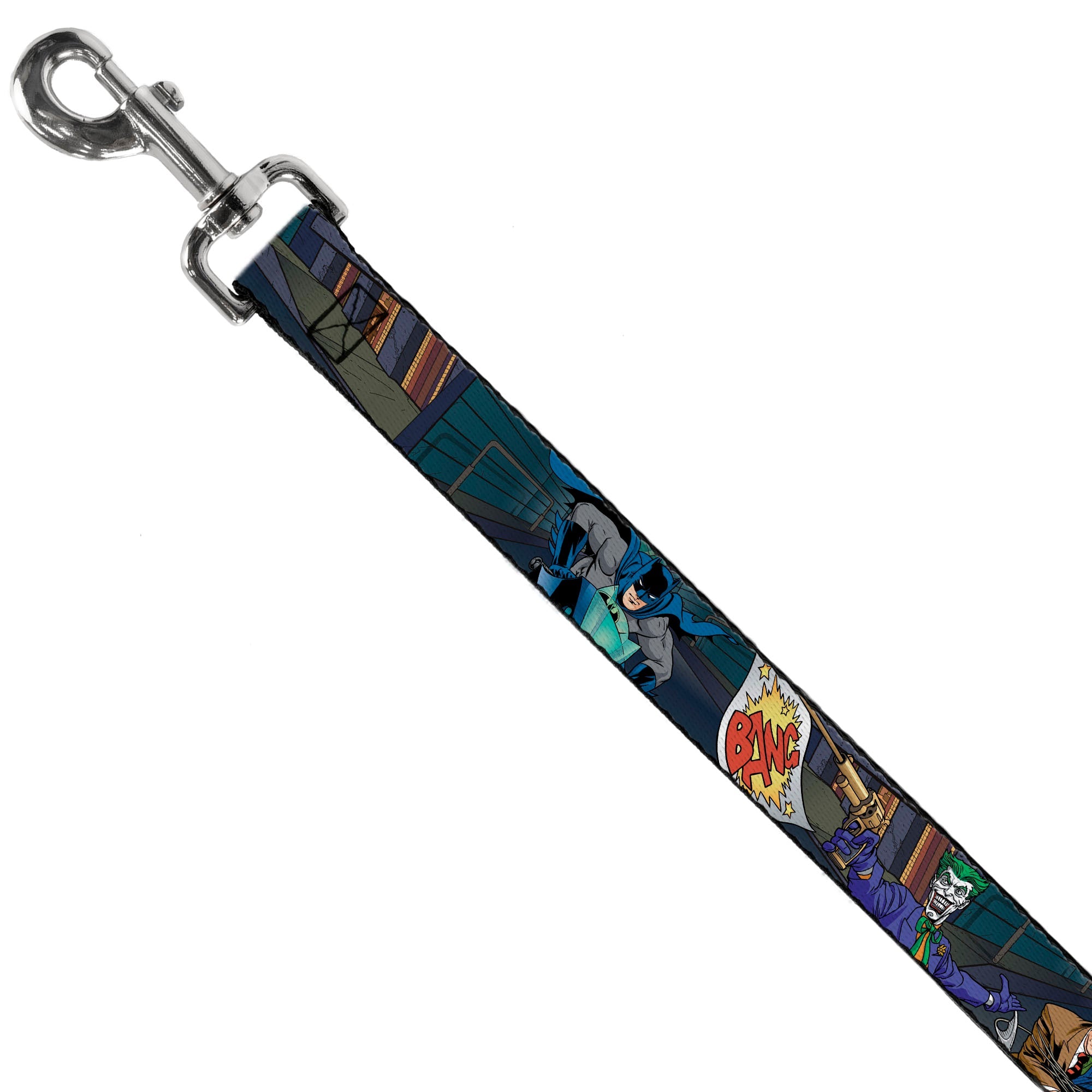 Dog Leash - Batman Battling Villains in Tunnel