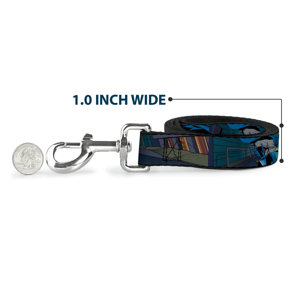 Dog Leash - Batman Battling Villains in Tunnel 
