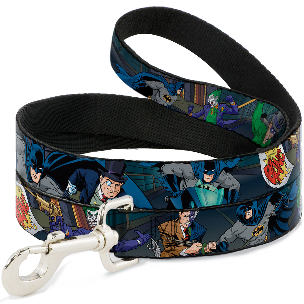 Dog Leash - Batman Battling Villains in Tunnel 