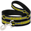 Buckle-Down DC Batman & Bat Signal Triple Stripe Dog Leash
