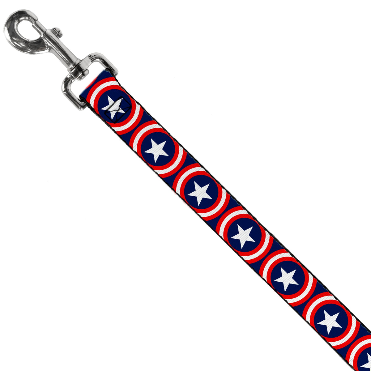 Dog Leash - Captain America Shield Repeat Navy 
