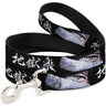 Dog Leash - Hell's Paradise Gabimaru and Sagiri Eyes and Title Logo Black/White