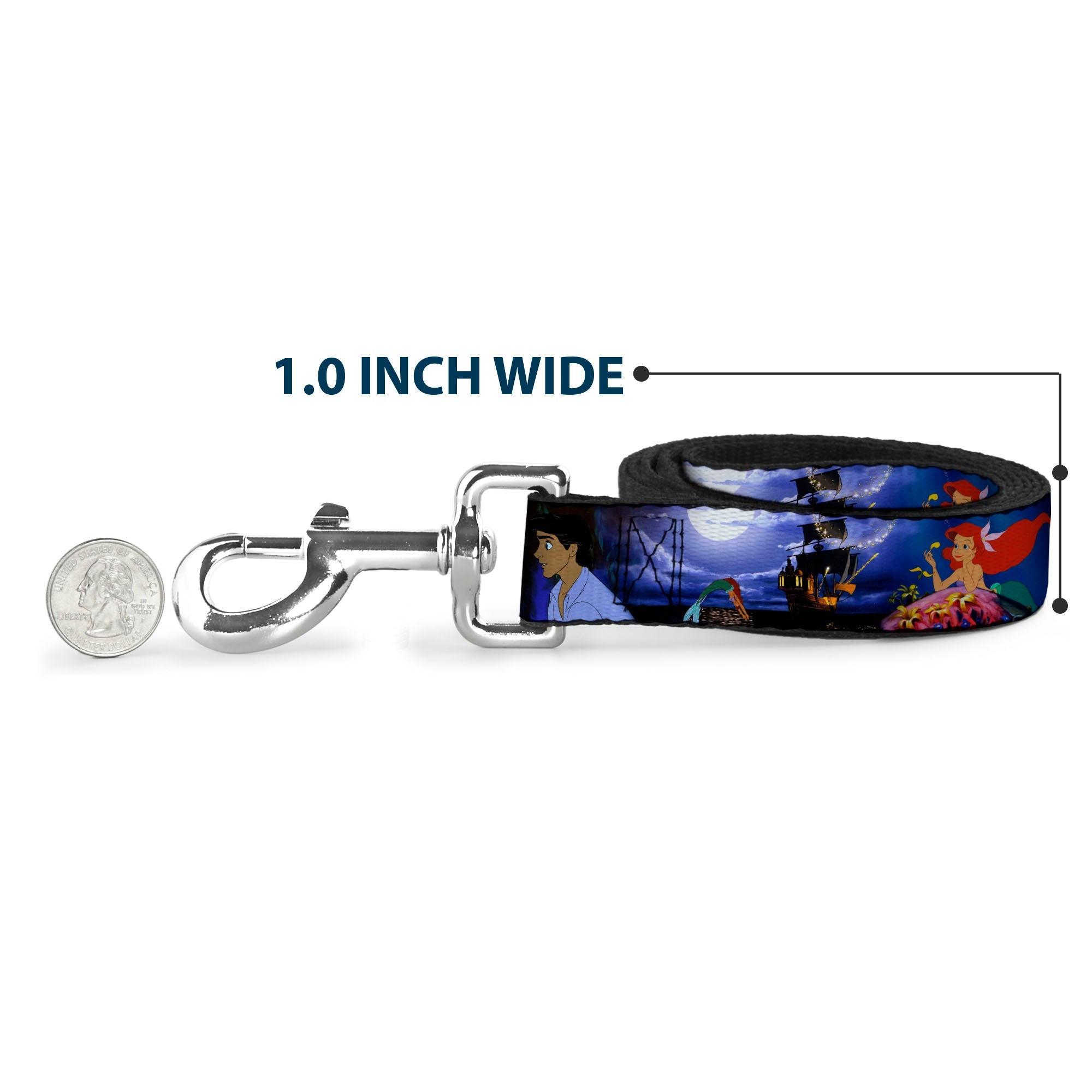 Dog Leash - The Little Mermaid Ariel & Eric Scenes 