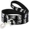 Buckle-Down Disney Tinker Bell Scenes Black/White Dog Leash