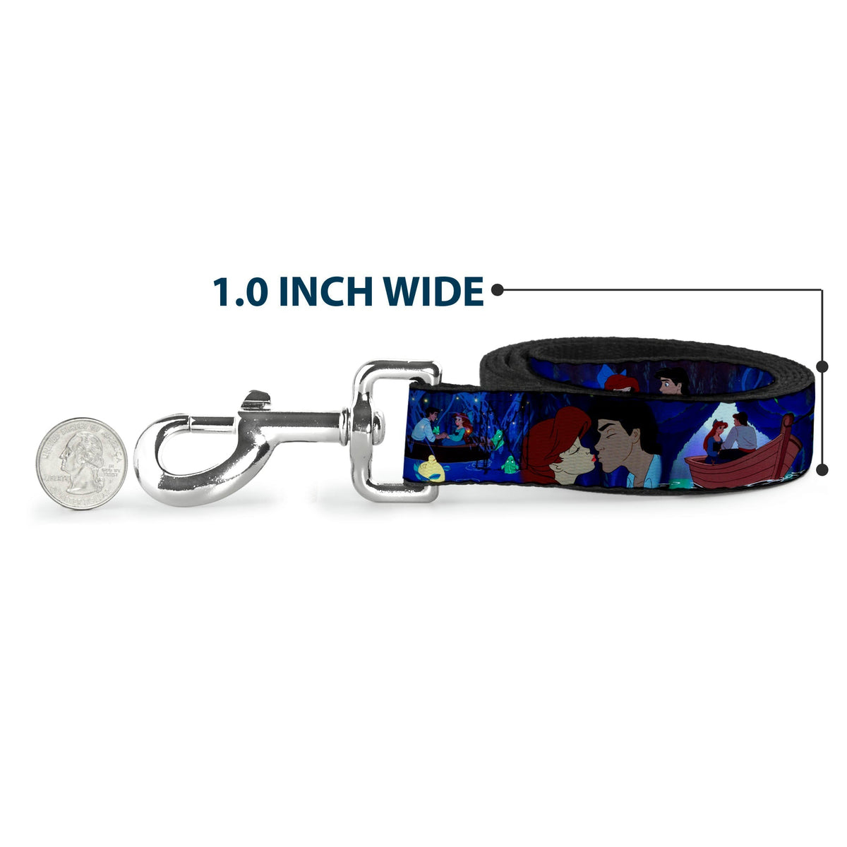 Dog Leash - Tinker Bell Poses Purple/Pink Fade 