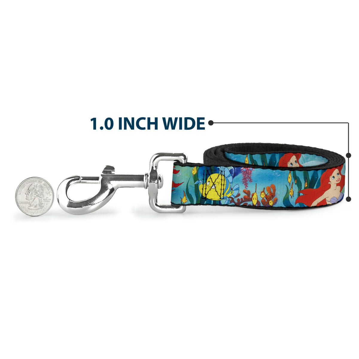 Dog Leash - Ariel, Sebastian & Flounder Scene2 