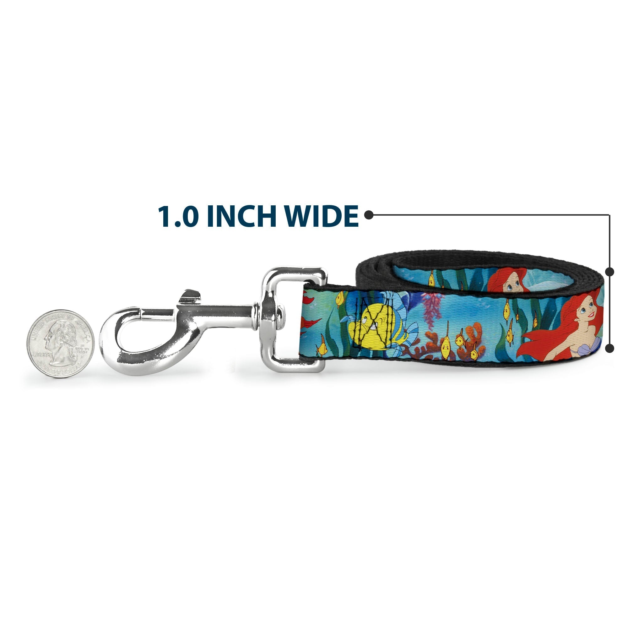 Dog Leash - Ariel, Sebastian & Flounder Scene2 