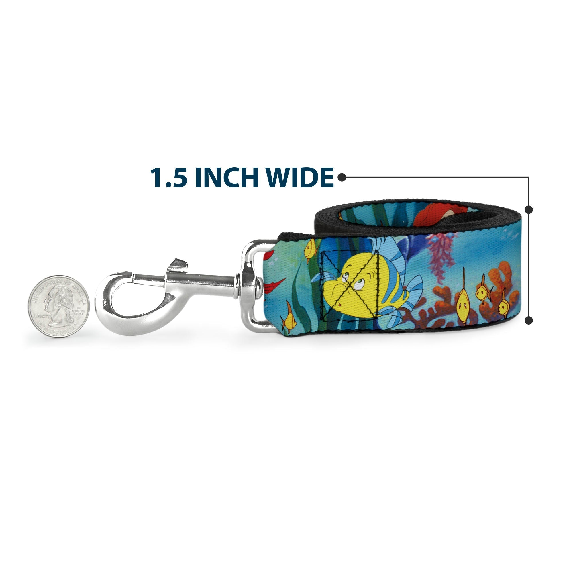Dog Leash - Ariel, Sebastian & Flounder Scene2 