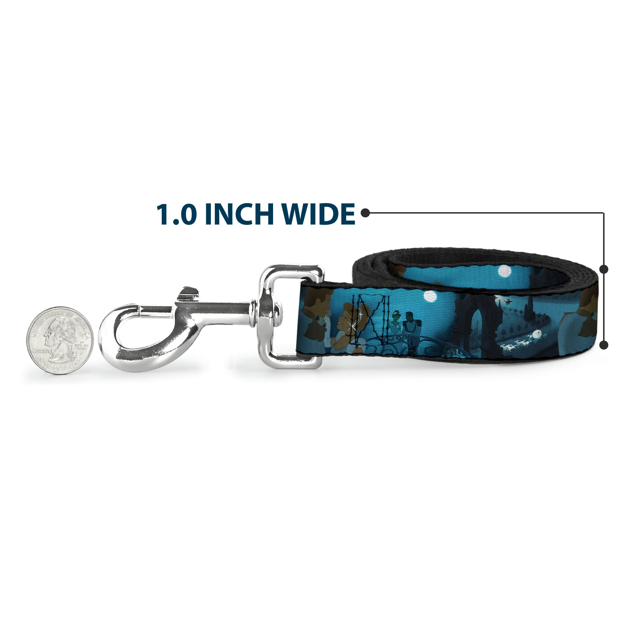 Dog Leash - Cinderella Transformation Blue Fade 