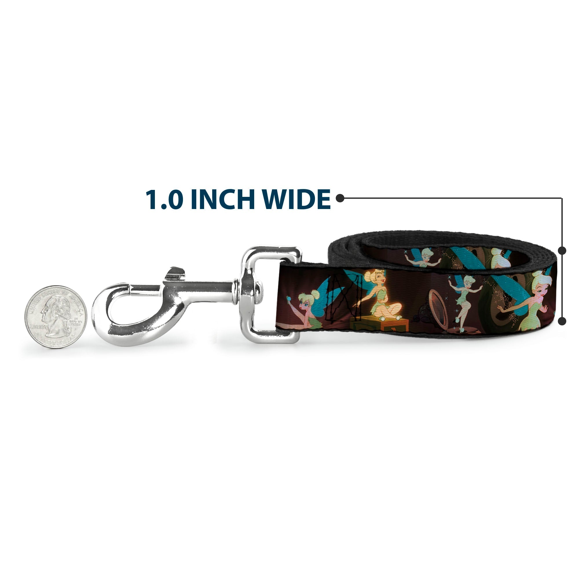 Dog Leash - TINK LUXE Sketch Black/Multi Neon 