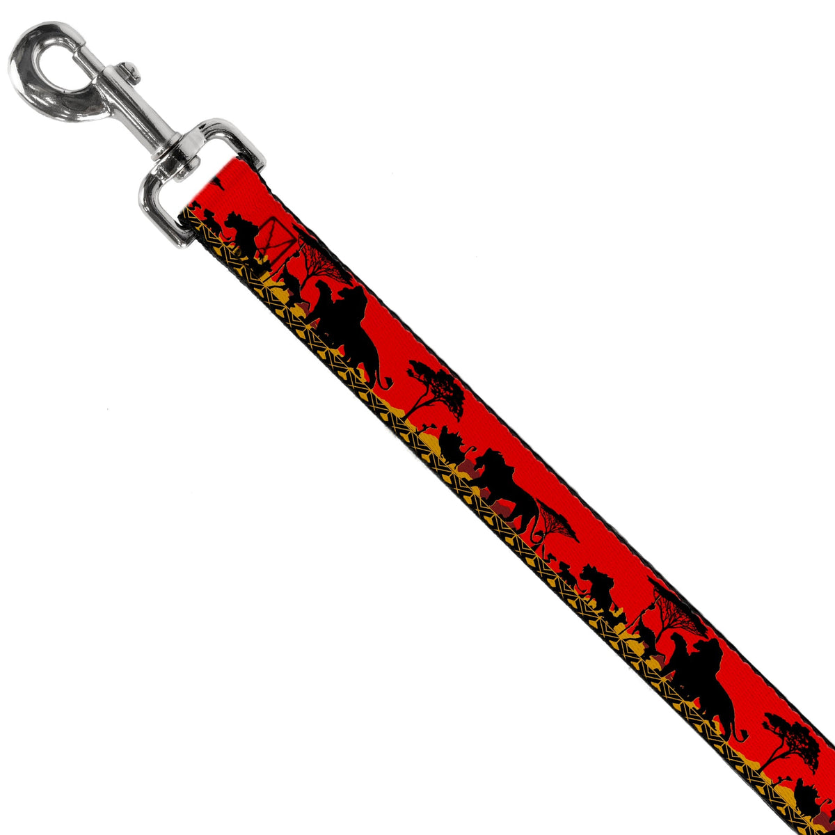 Dog Leash - Oogie Boogie Silhouette Poses Gray/Black 