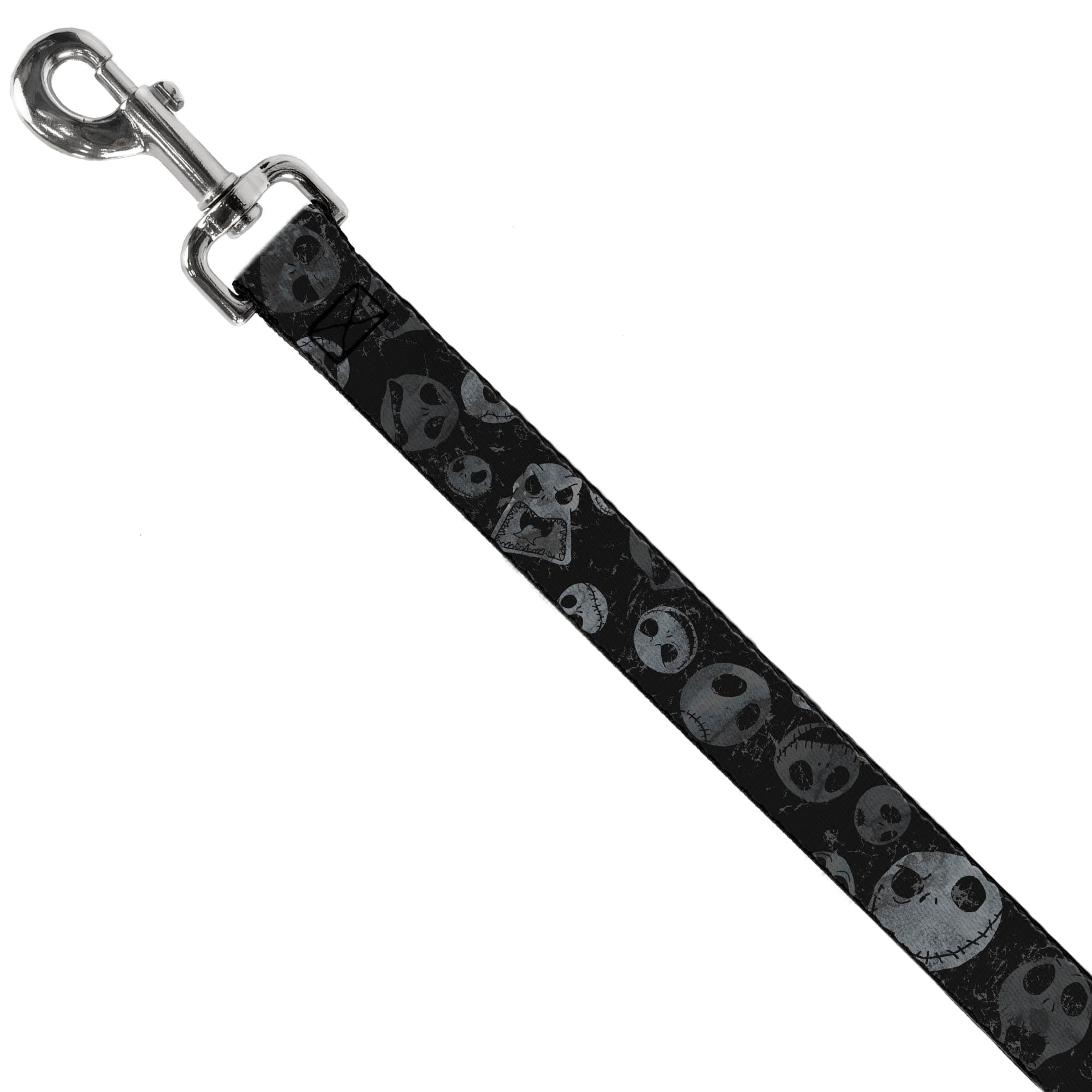 Dog Leash - Nightmare Before Christmas Jack Expressions Gray 