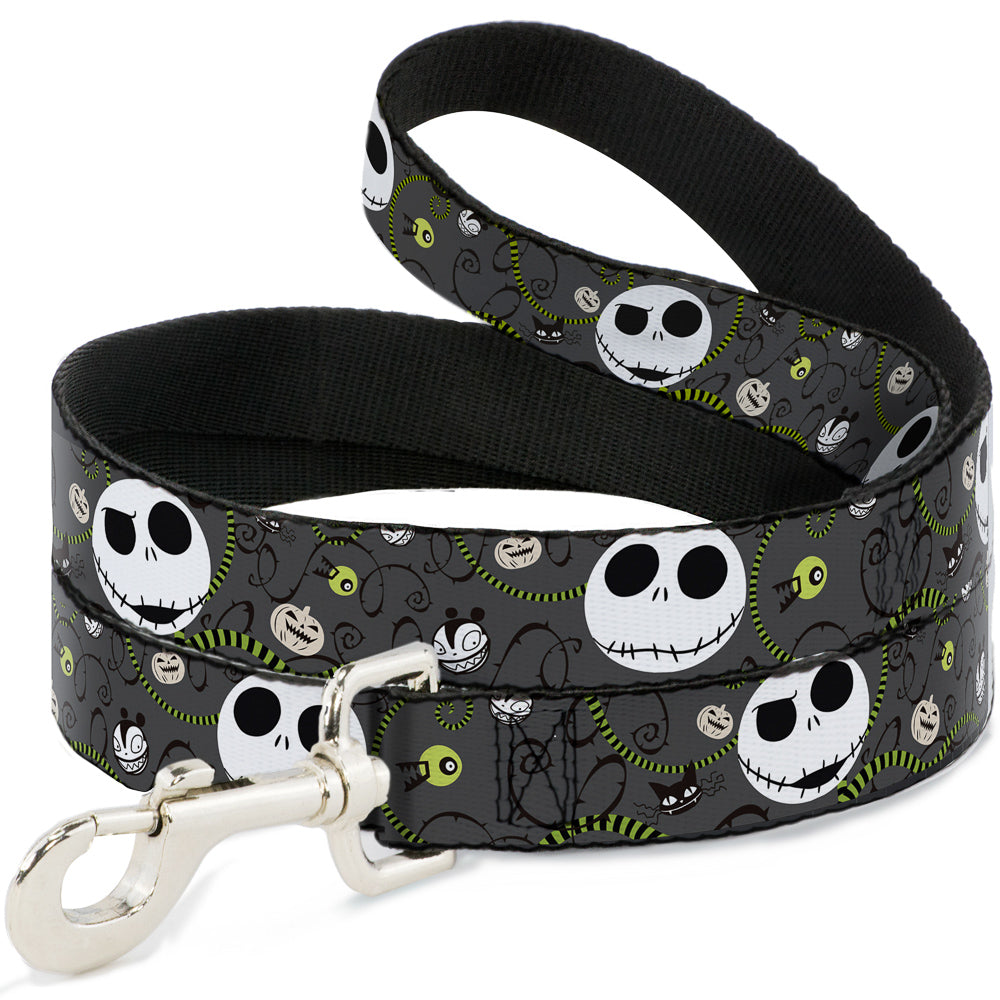 Dog Leash - NBC Jack Expressions/Halloween Elements Gray 