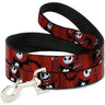 Dog Leash - NBC Jack Poses/Bats Red Stripe