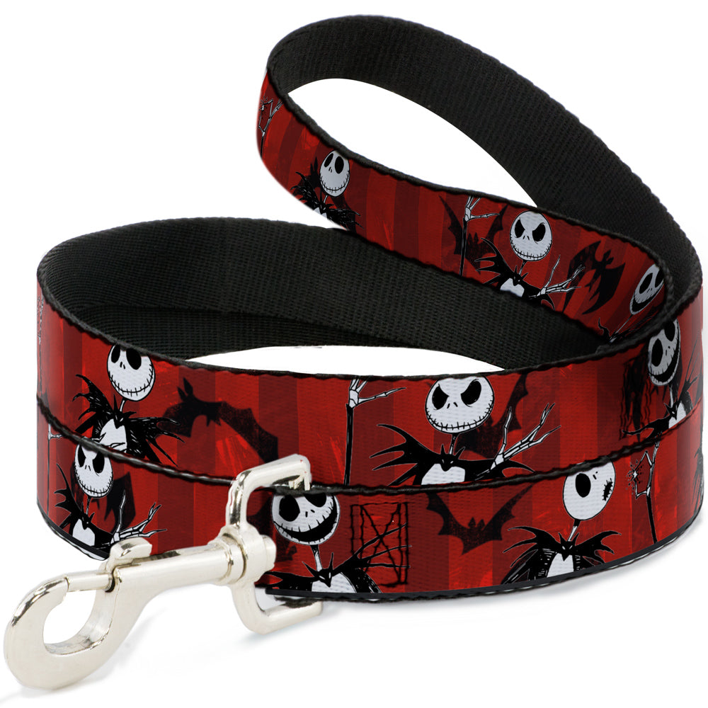 Dog Leash - NBC Jack Poses/Bats Red Stripe 
