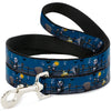 Buckle-Down Disney The Nightmare Before Christmas Jack, Zombie Duck & Zero Cemetery Scene Dog Leash