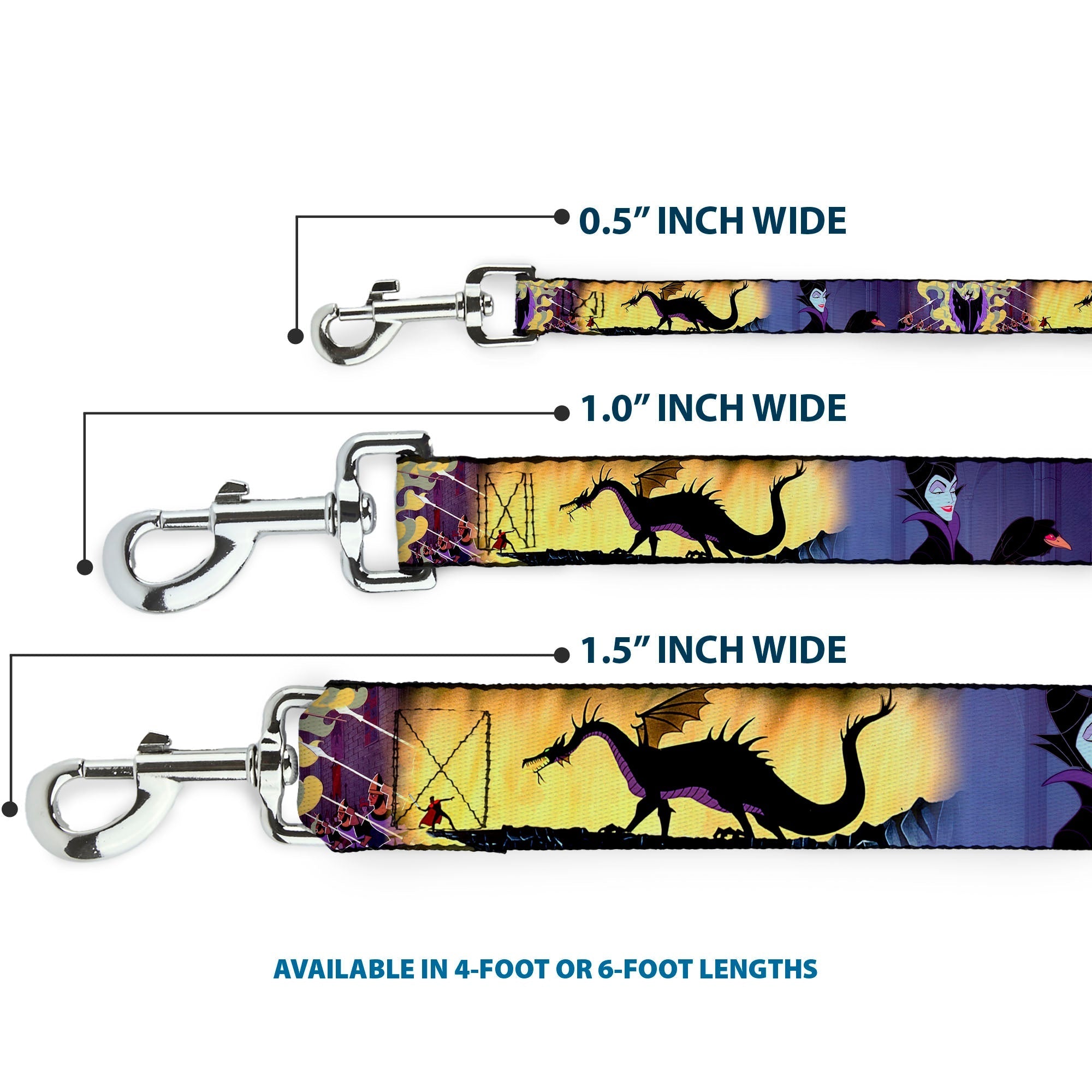 Dog Leash - Maleficent Poses 