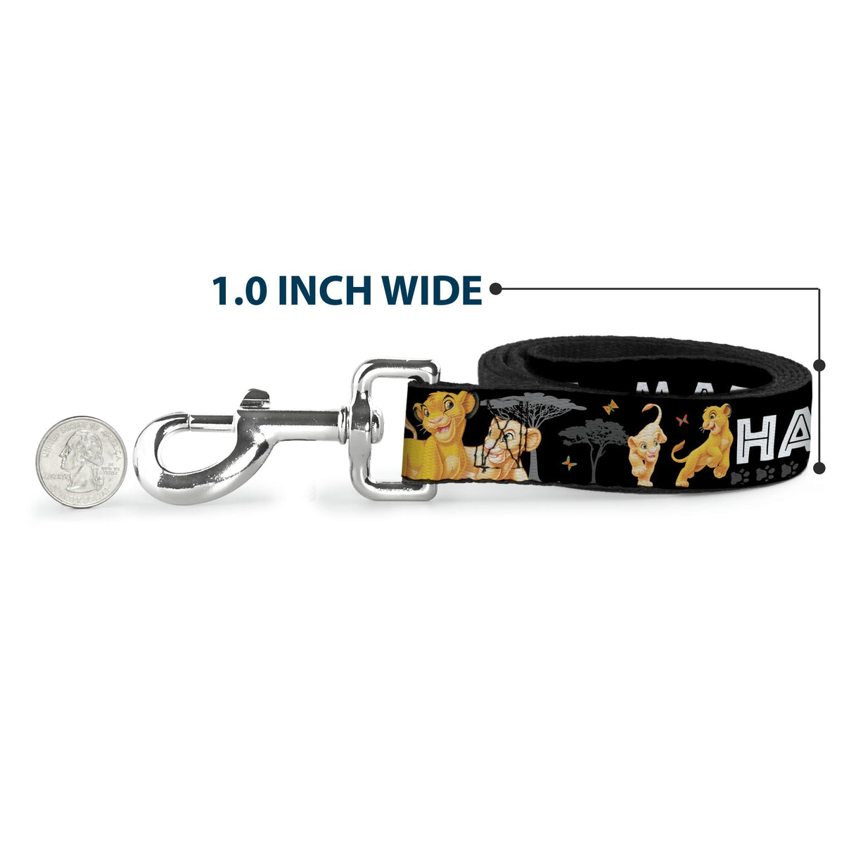 Dog Leash - Lion King Simba & Nala HAKUNA MATATA 