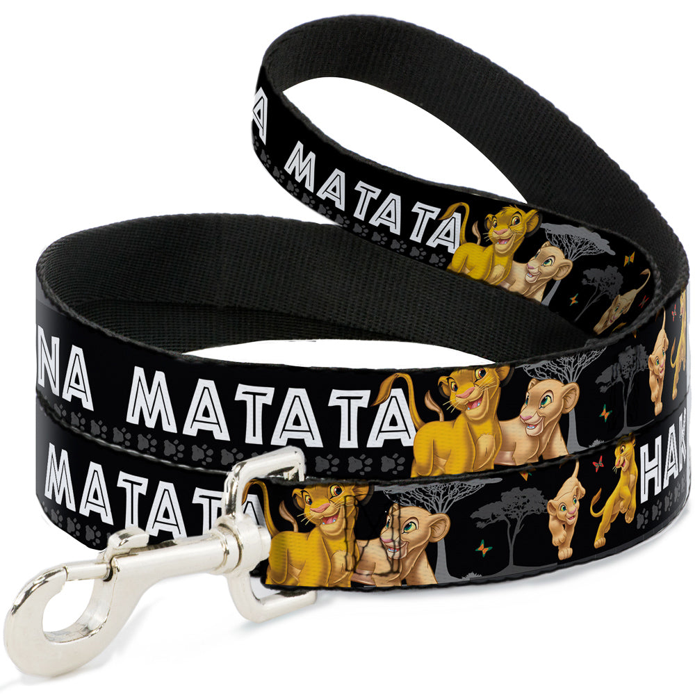 Dog Leash - Lion King Simba & Nala HAKUNA MATATA 