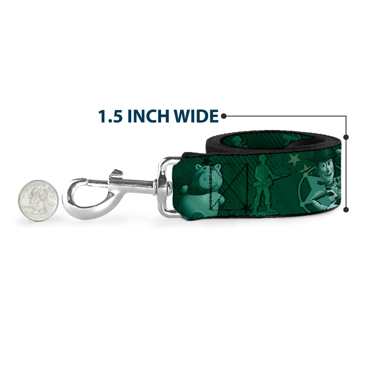 Dog Leash - Woody & Friends KEEP CALM & REACH FOR THE SKY Blues 