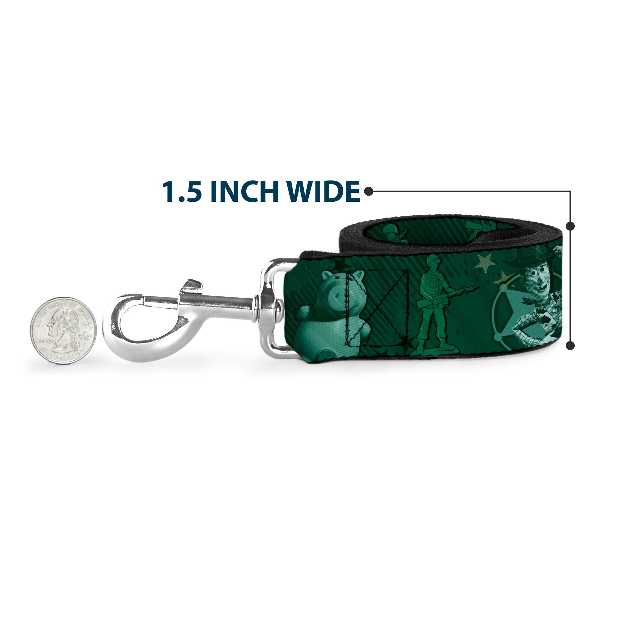 Dog Leash - Woody & Friends KEEP CALM & REACH FOR THE SKY Blues 