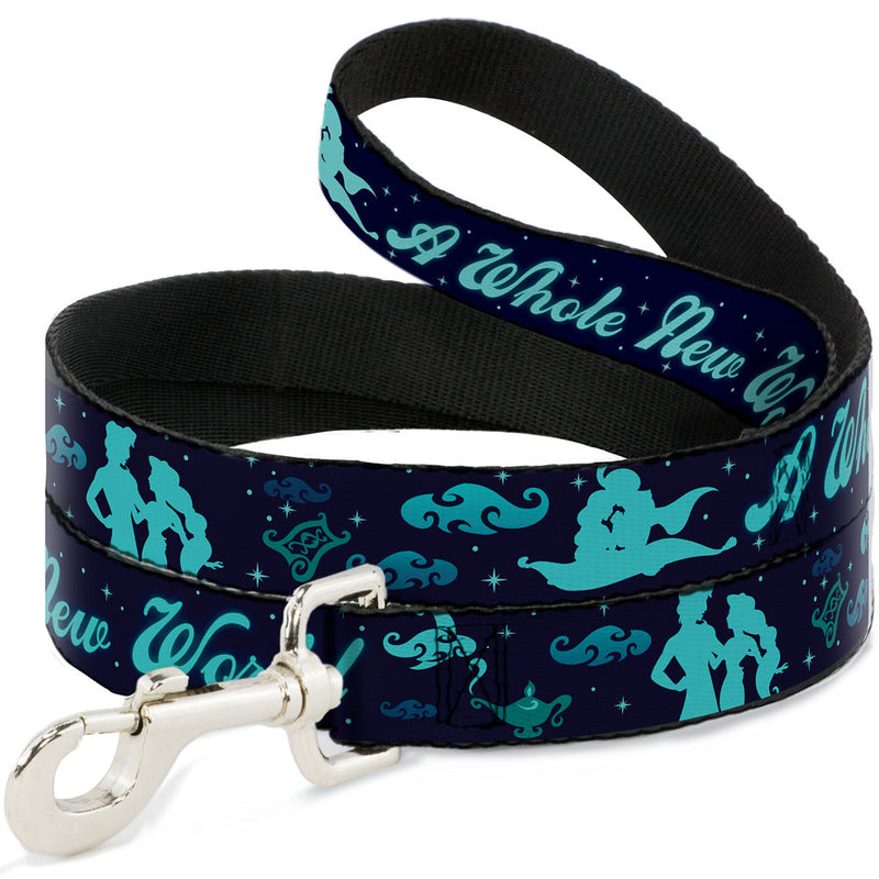 Dog Leash - Aladdin & Jasmine Silhouette A WHOLE NEW WORLD 