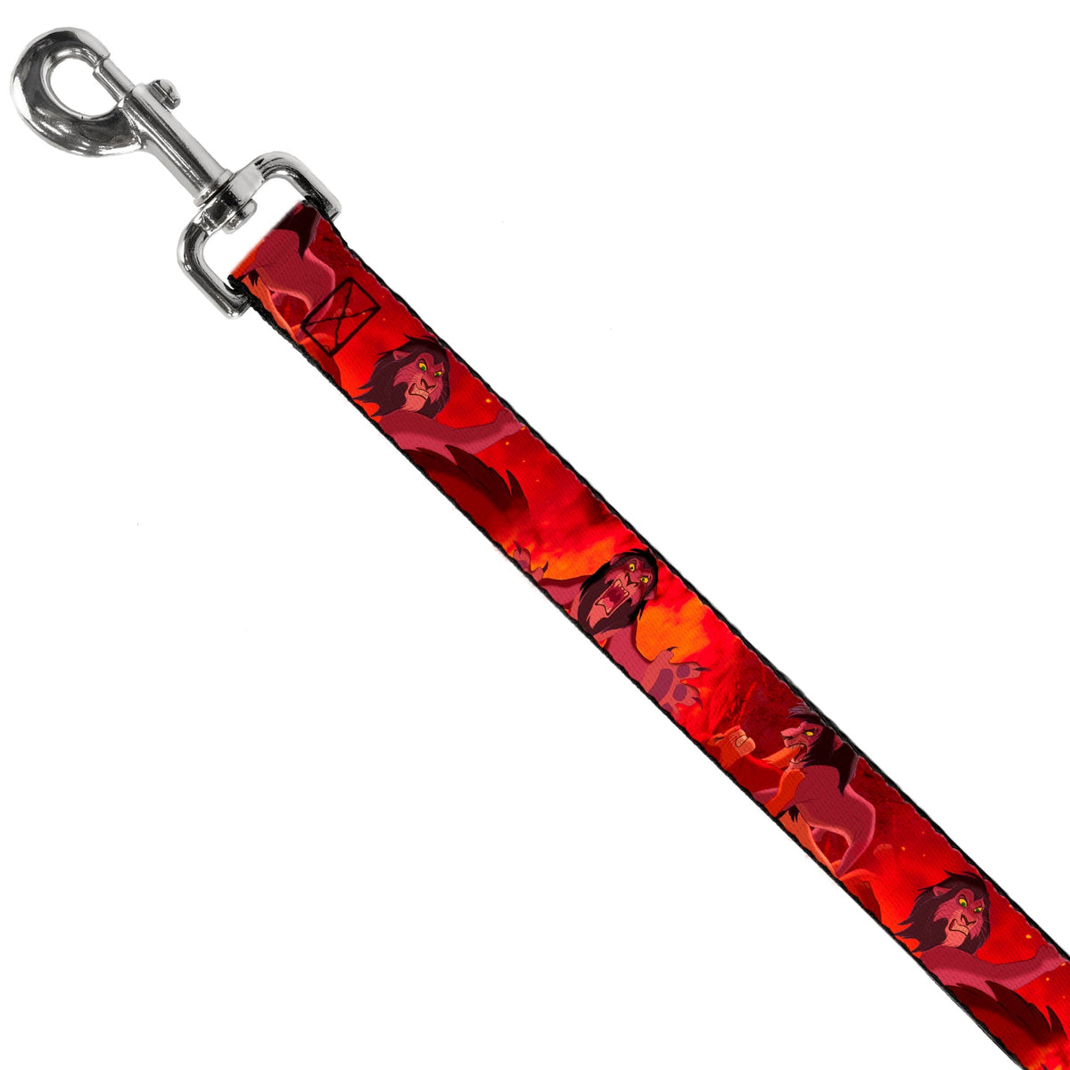 Dog Leash - Simba Scar Battle Scene Fiery Red 