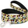 Buckle-Down Disney Minnie Mouse with Hat Poses Stripe Dog Leash