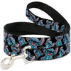 Buckle-Down Disney Lilo & Stitch Poses & Hibiscus Sketch Dog Leash