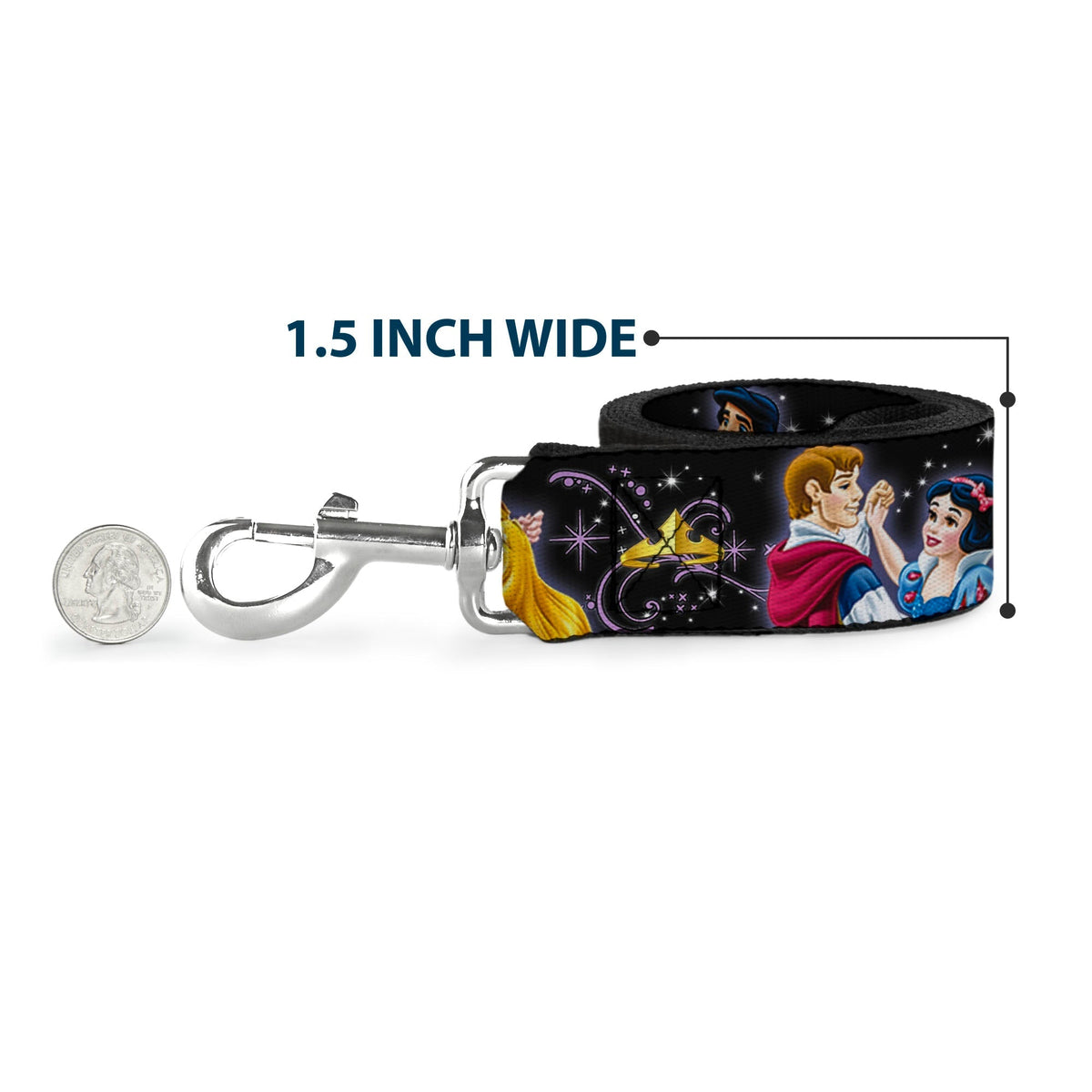 Dog Leash - Disney Princesses & Princes Dancing 