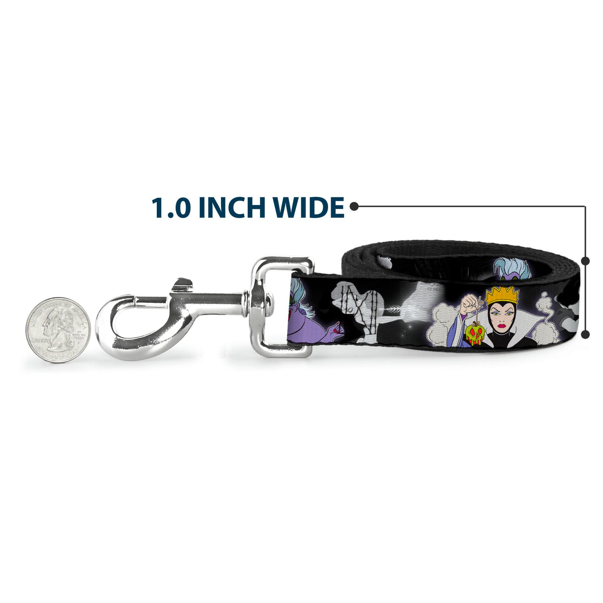 Dog Leash - Villains Hexing Princess Scenes Color/Black/White 