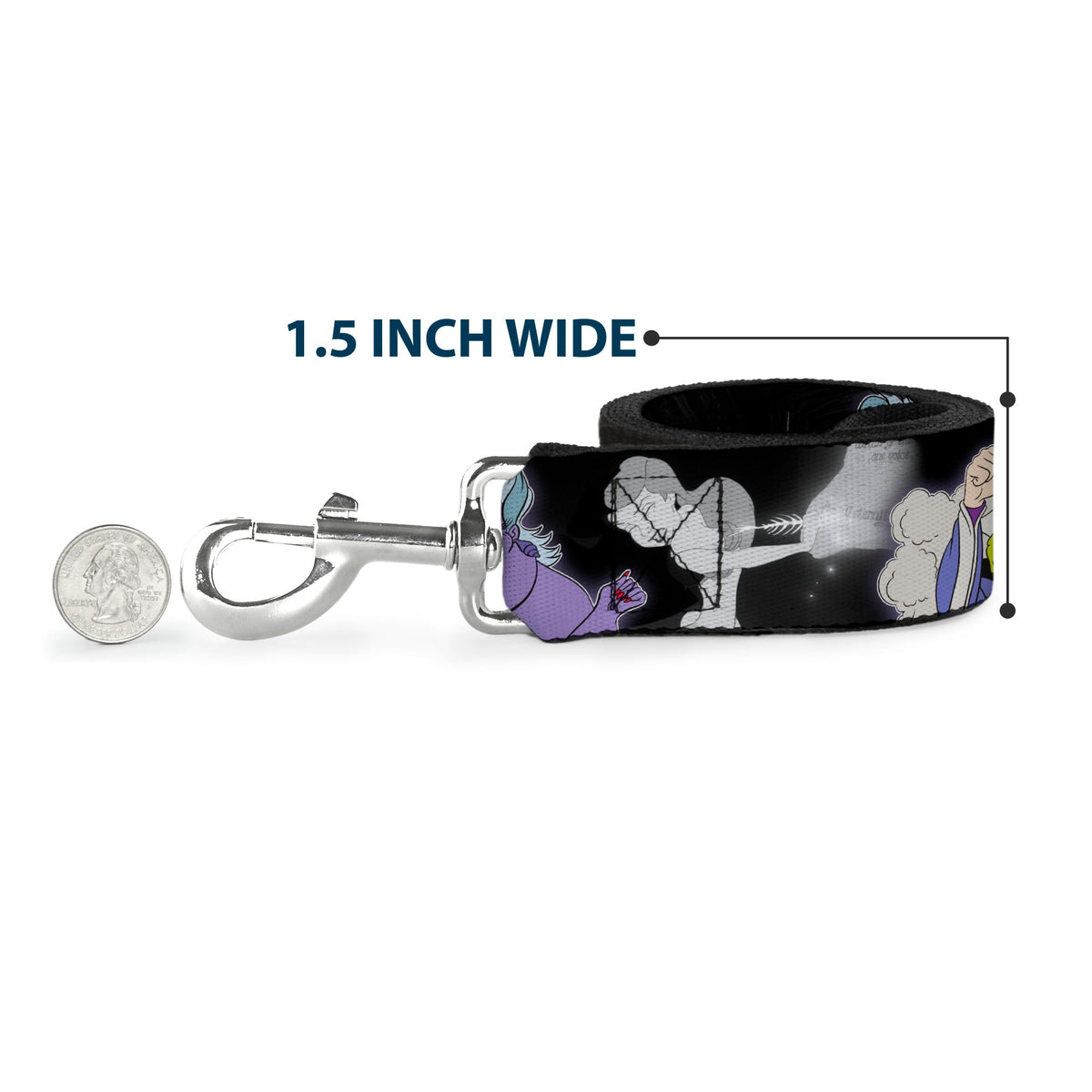 Dog Leash - Villains Hexing Princess Scenes Color/Black/White 