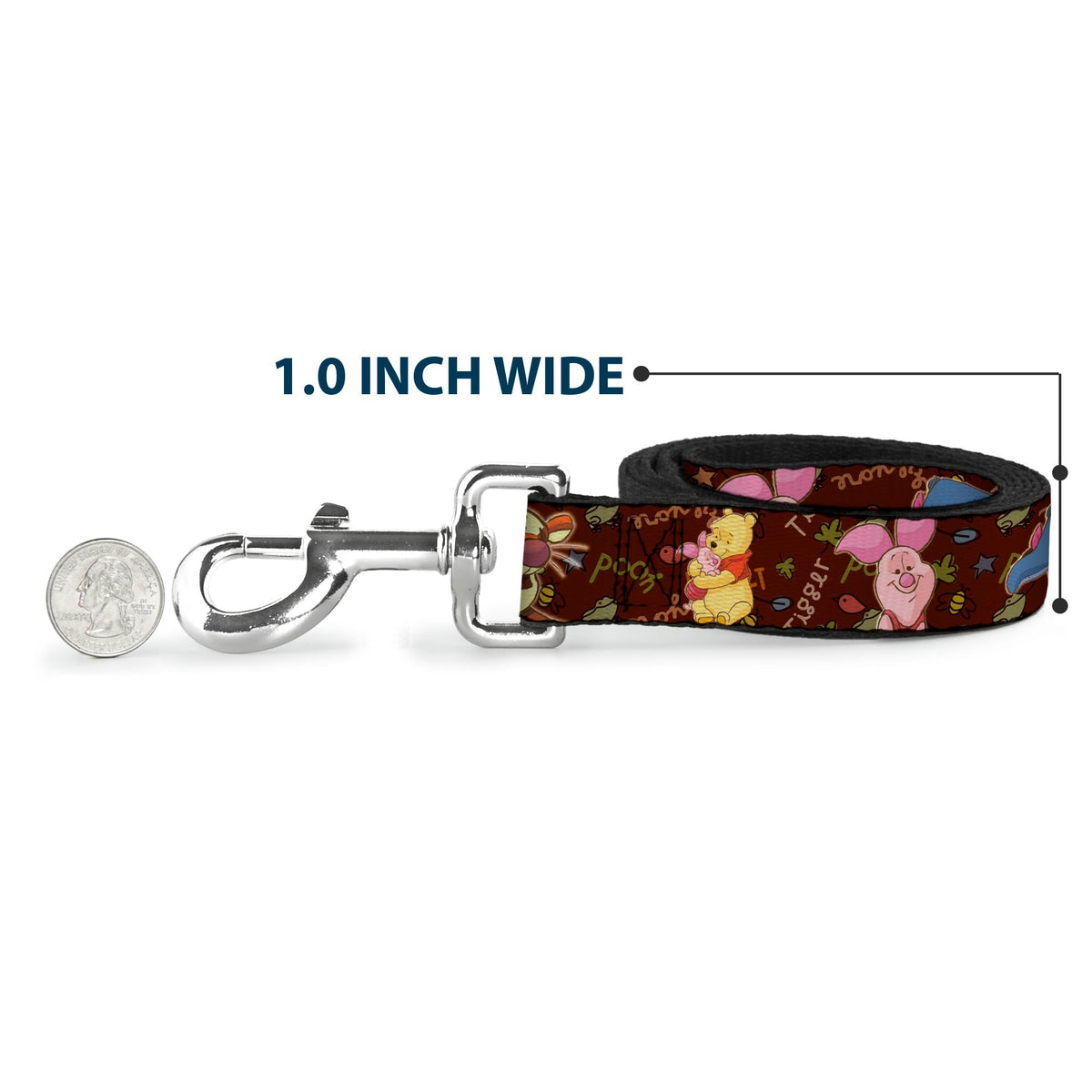 Dog Leash - Winnie the Pooh Character Poses 