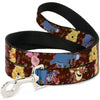 Buckle-Down Disney Winnie the Pooh Characters Dog Leash