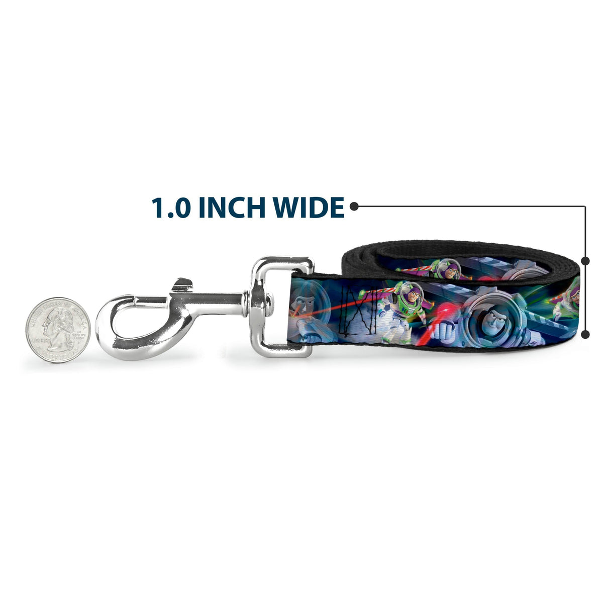 Dog Leash - Buzz Lightyear Action Poses Stacked 