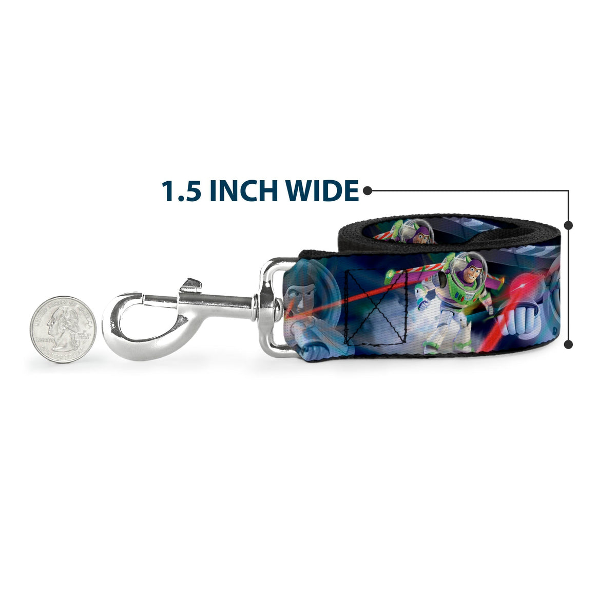 Dog Leash - Buzz Lightyear Action Poses Stacked 