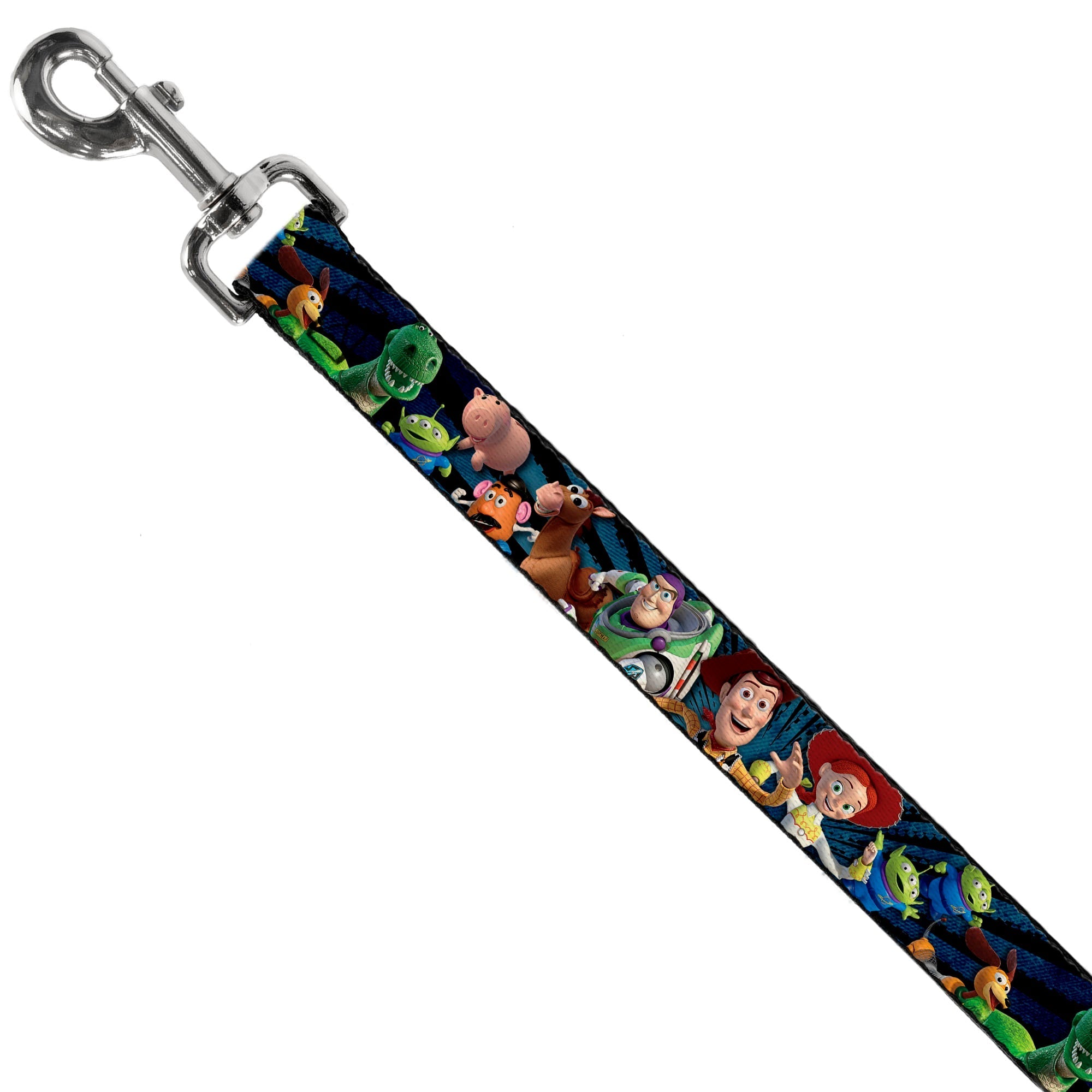 Dog Leash - Toy Story Characters Running Denim Rays 