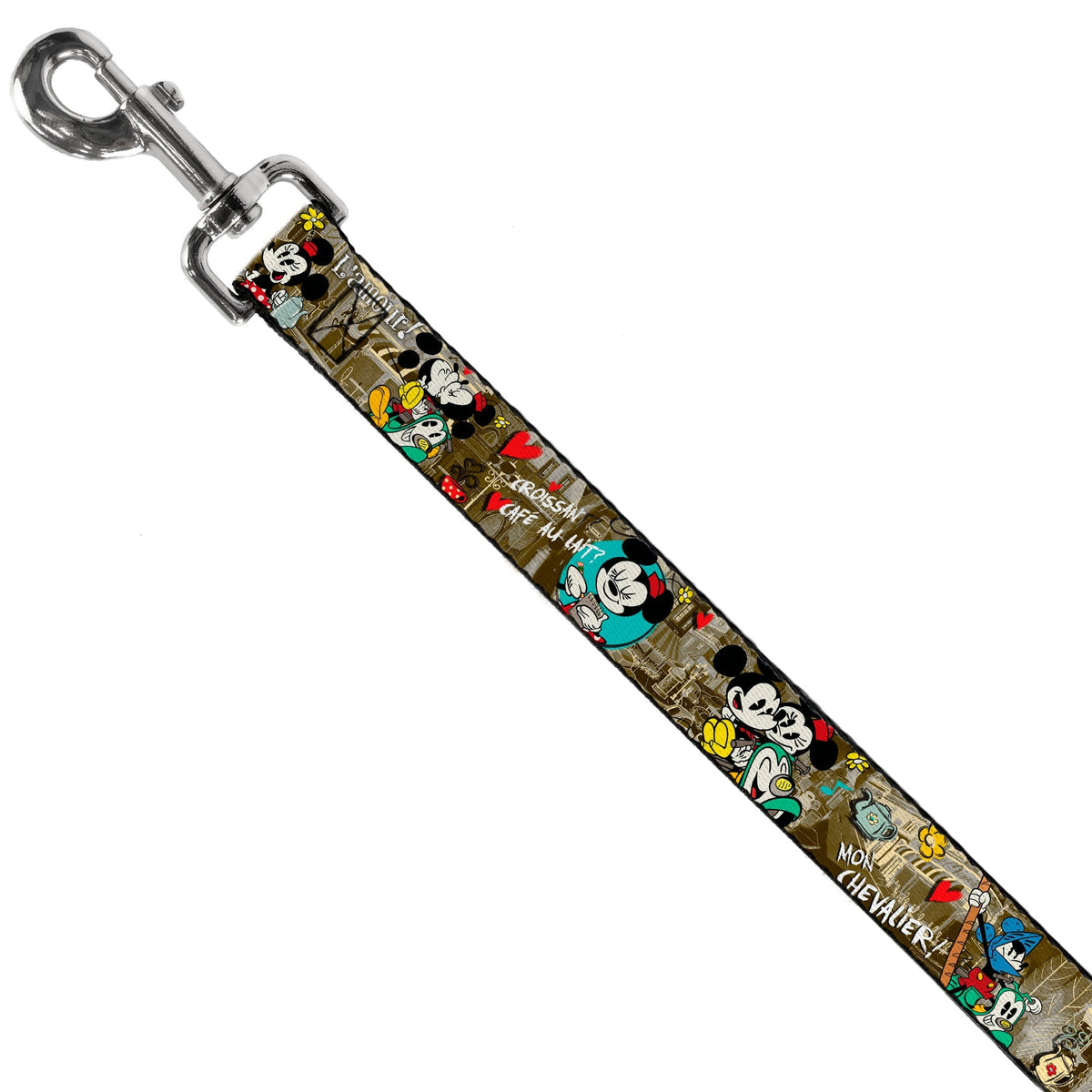 Dog Leash - Mickey & Minnie Croissant de Triomphe Scenes 