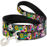 Dog Leash - Mini Minnie Fashion Poses/Polka Dot Black/White/Multi Color