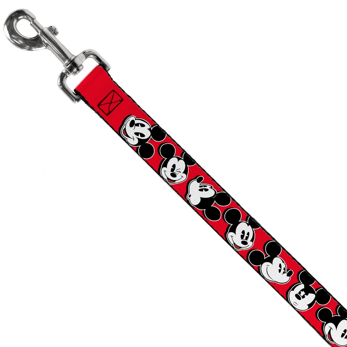 Dog Leash - Mickey Mouse Expressions Red/Black/White 