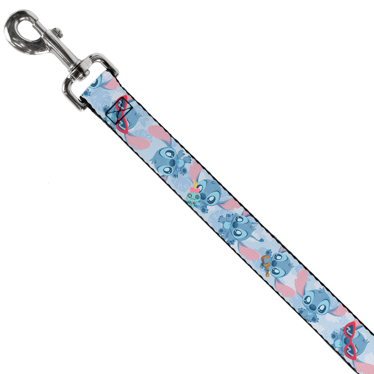 Dog Leash - Baby Stitch Poses Close-Up Baby Blue 