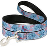 Dog Leash - Baby Stitch Poses Close-Up Baby Blue