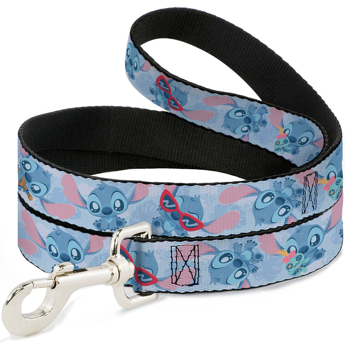 Dog Leash - Baby Stitch Poses Close-Up Baby Blue 