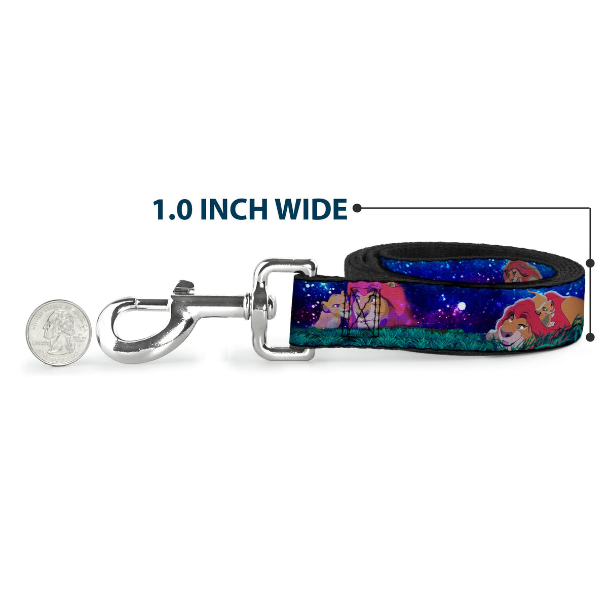 Dog Leash - Mufasa & Simba Night Poses 