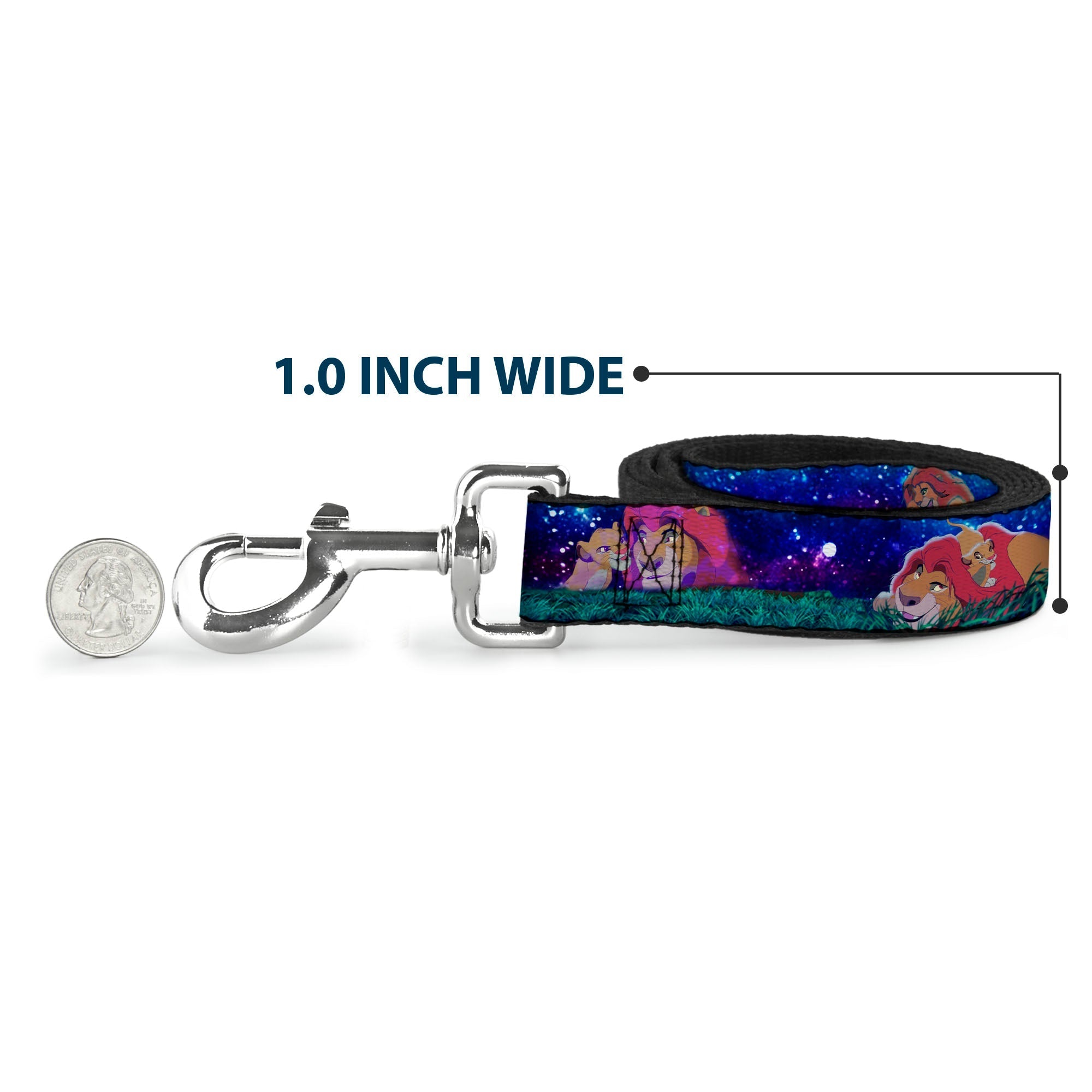 Dog Leash - Mufasa & Simba Night Poses 