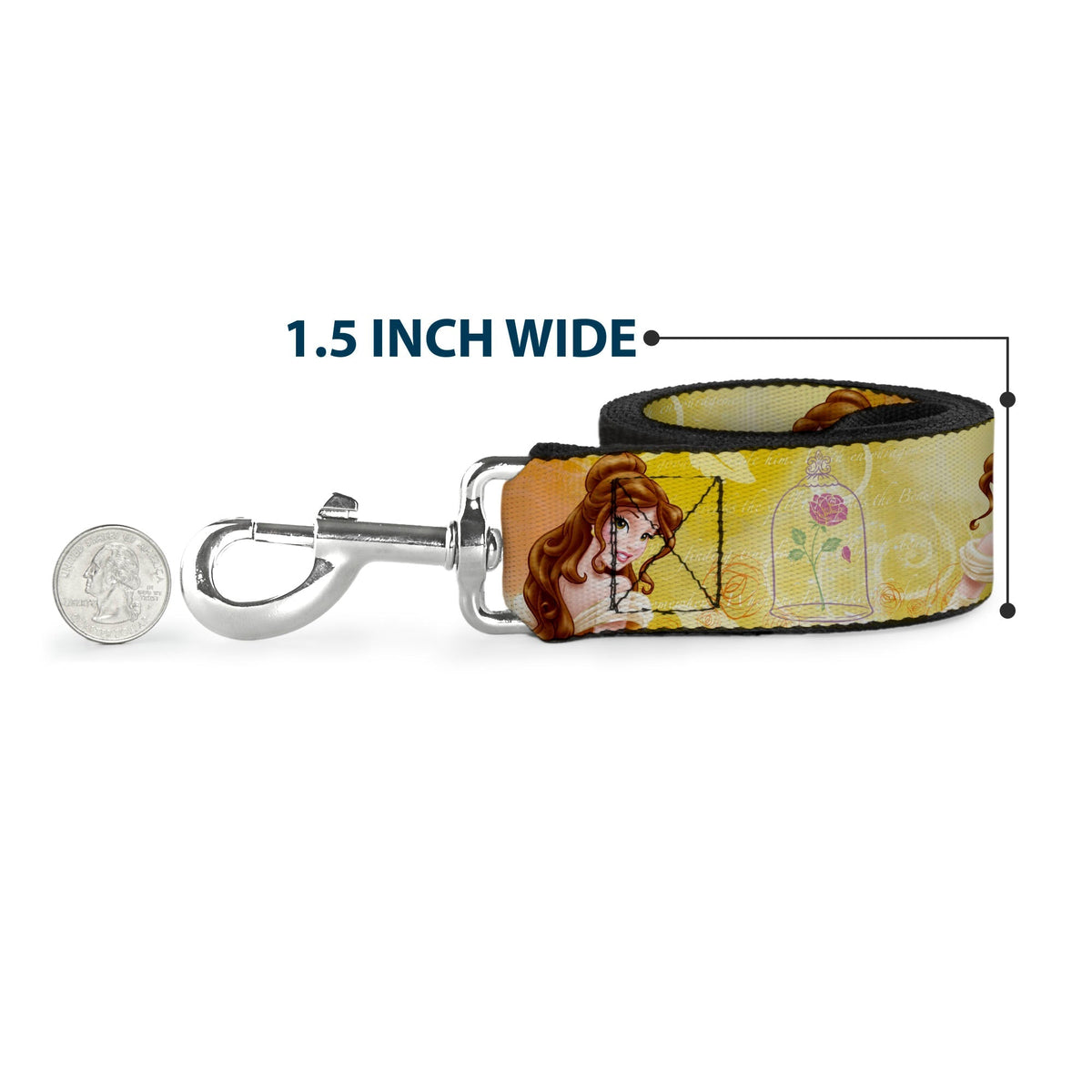 Dog Leash - HAKUNA MATATA Black/Lion King Scenes 