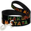 Buckle-Down Disney The Lion King Hakuna Matata Scenes Dog Leash