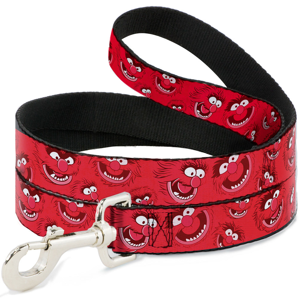 Dog Leash - Animal Expressions Scattered Reds 