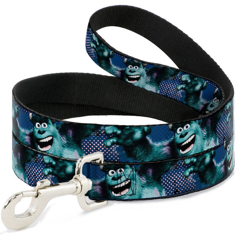 Dog Leash - Sulley Scare Pose/Dots Blues/White 